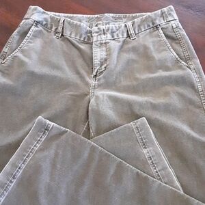 Eddie Bauer Olive Green Corduroy Pants